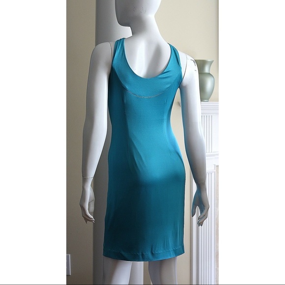 BCBG MAXAZRIA Dress NWT Size Small Turquouise Teal - Picture 2 of 6